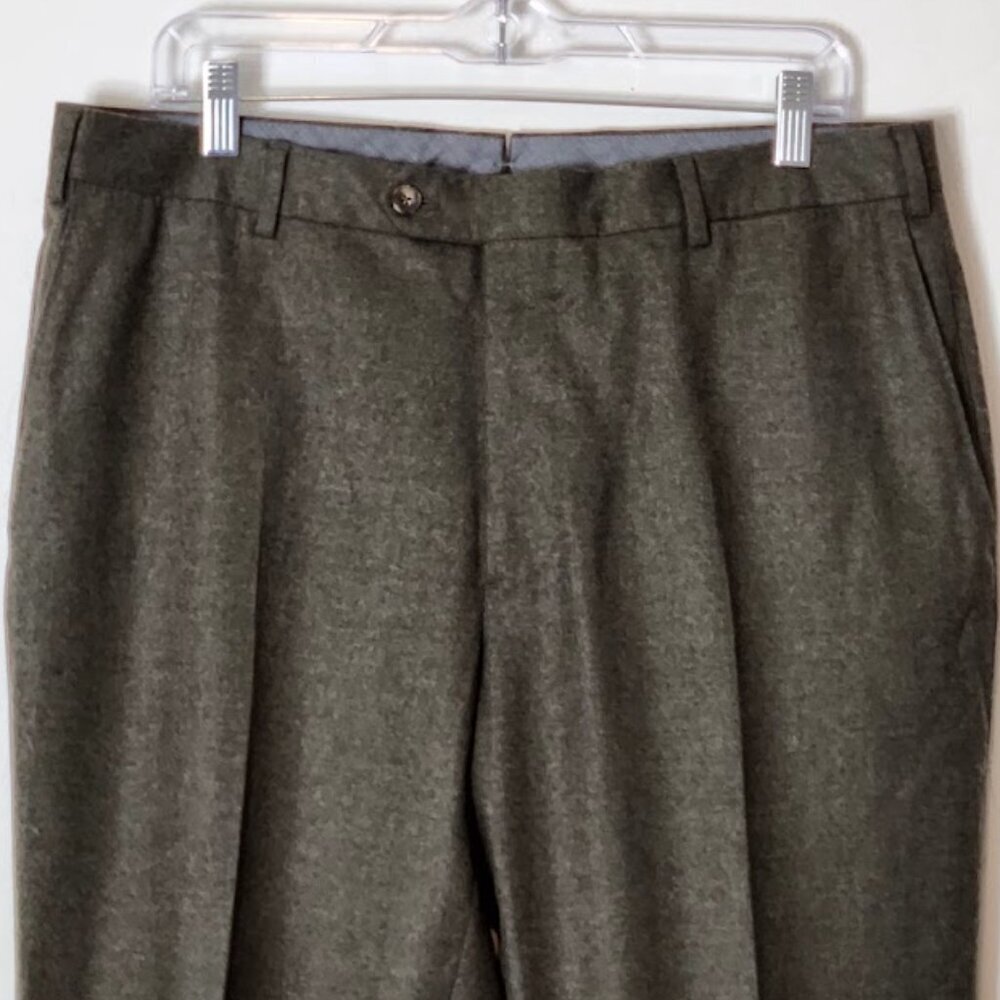 Vitale Barberis Canonico J. Hilburn Men's Dress Pants Size 36 - Picture 2 of 5